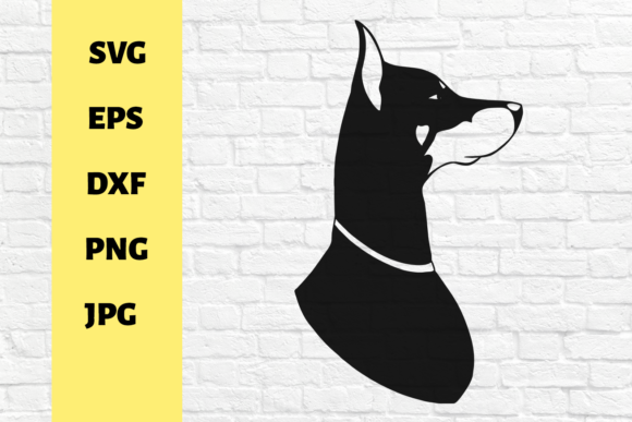 Doberman Svg for Embroidery