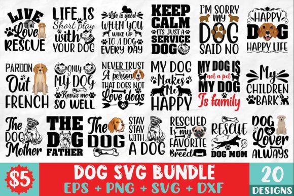 Dog-svg-bundle Design