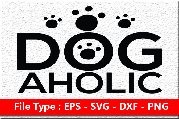 Dog Svg Design Dog Aholic