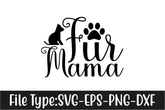 Dog Svg Design,fur Mama