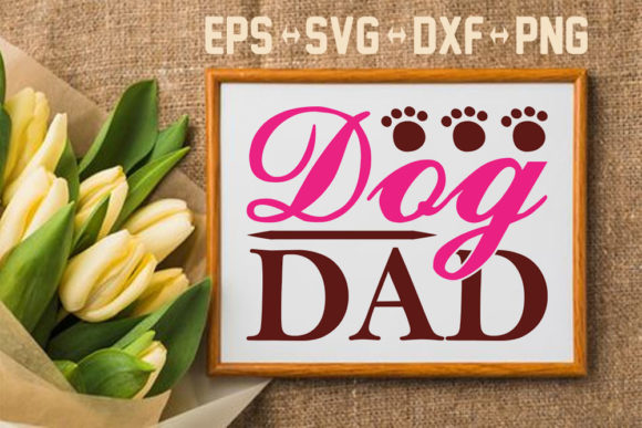 Embroidery Design Review: Dog Svg Design, Dog Dad