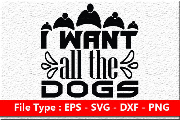 Embroidery Design Review: Dog Svg Design, I Want All the Dogs