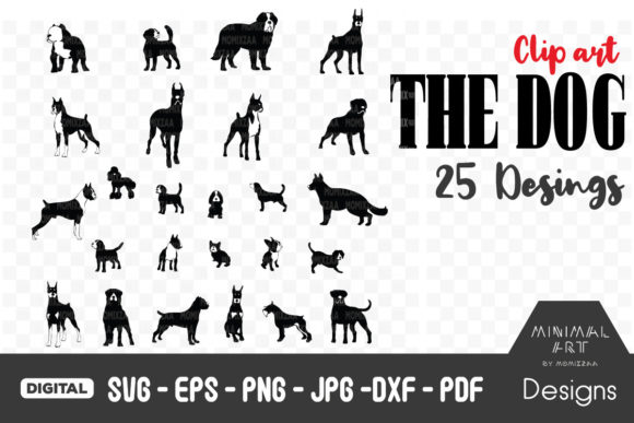 The Dog Svg Silhouettes